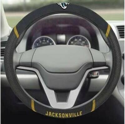 Jacksonville Jaguars Embroidered Car Steering Wheel Cover