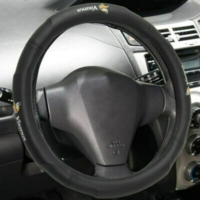 Minnesota Vikings Rubber Car Steering Wheel Cover Minnesota Vikings Rubber Car Steering Wheel Cover