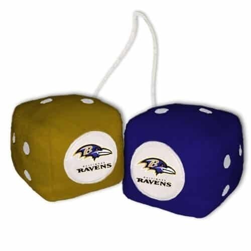 Baltimore Ravens Fuzzy Dice