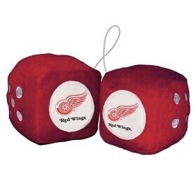 Detroit Red Wings Fuzzy Dice