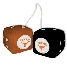 Texas Longhorns Fuzzy Dice