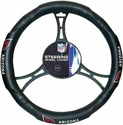 Arizona Cardinals Rubber Car Steering Wheel Cover