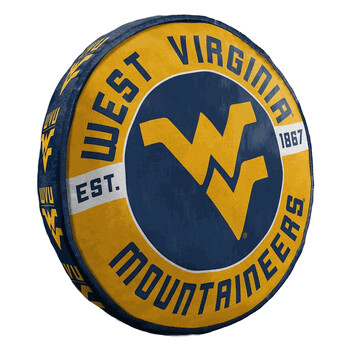 West Virginia Mountaineers Super Plush Travel Cloud Pillow