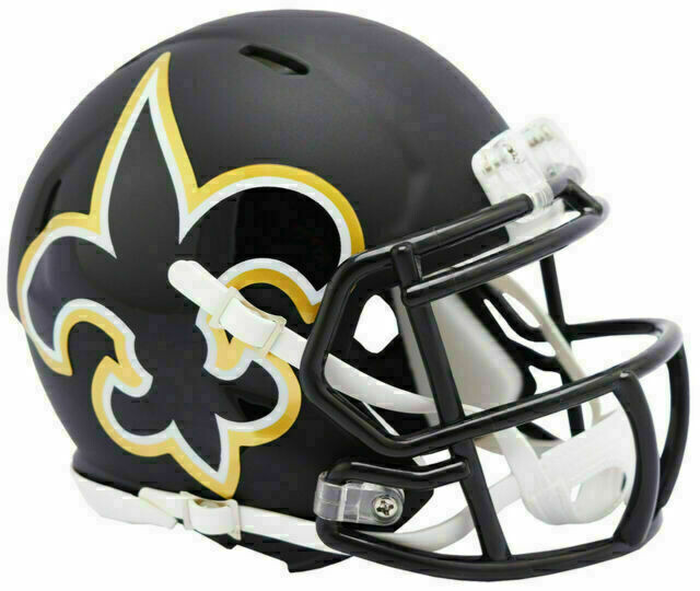New Orleans Saints Riddell AMP Alternate Speed Mini Helmet