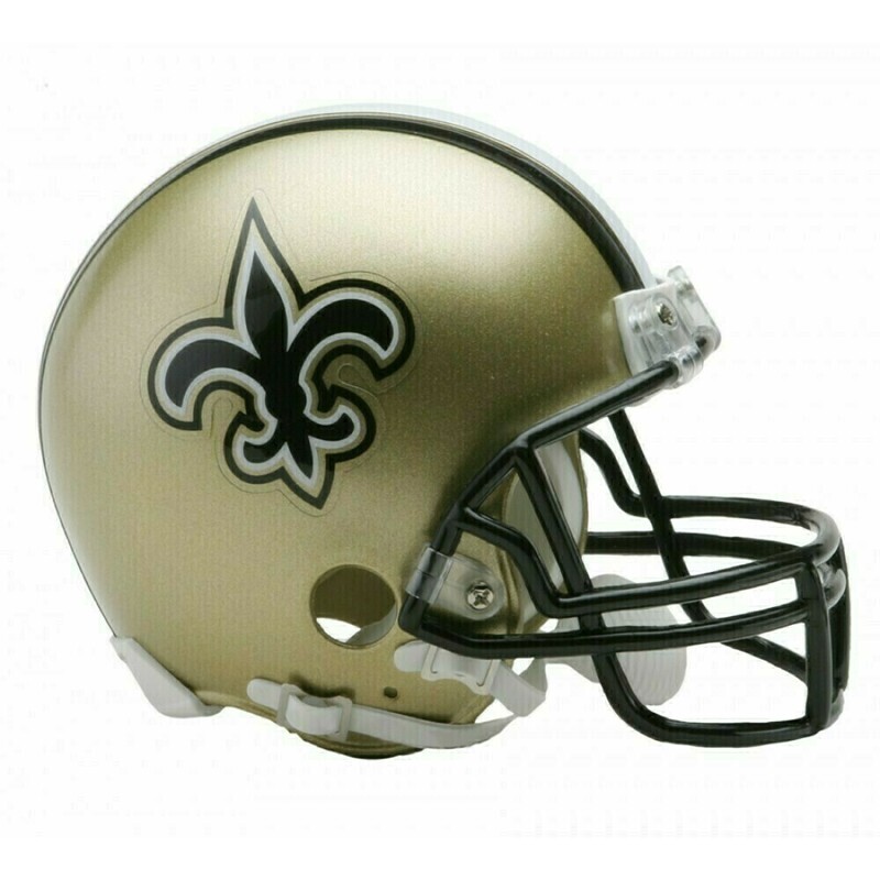 New Orleans Saints Riddell VSR4 Mini Helmet