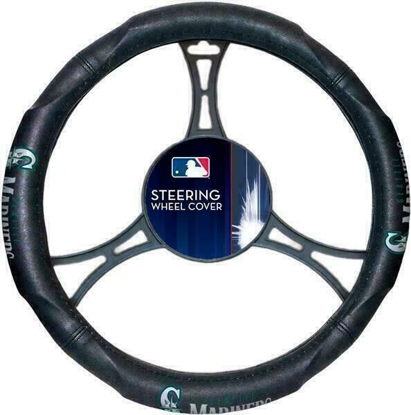 Seattle Mariners Rubber Car Steering Wheel Cover