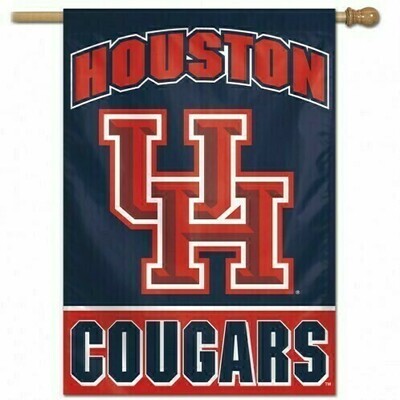 Houston Cougars 28 Houston Cougars 28" x 40" Vertical Flag
