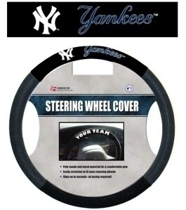 New York Yankees Mesh Car Steering Wheel Cover New York Yankees Mesh Car Steering Wheel Cover