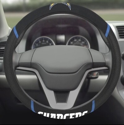 Los Angeles Chargers Embroidered Car Steering Wheel Cover
