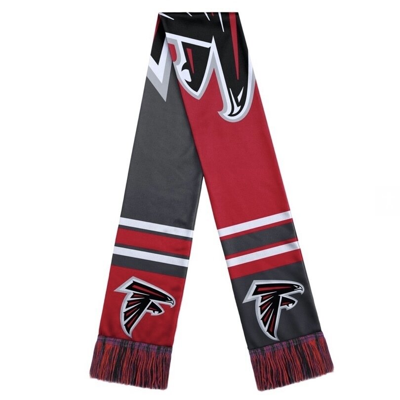 Atlanta Falcons Striped Adult Knit Scarf