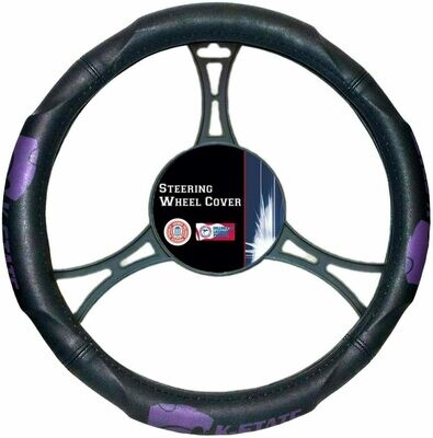 Kansas State Wildcats Rubber Car Steering Wheel Cover