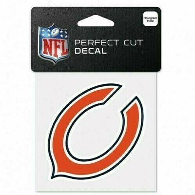 Chicago Bears Logo 4" x 4" Perfect Cut Color Decal