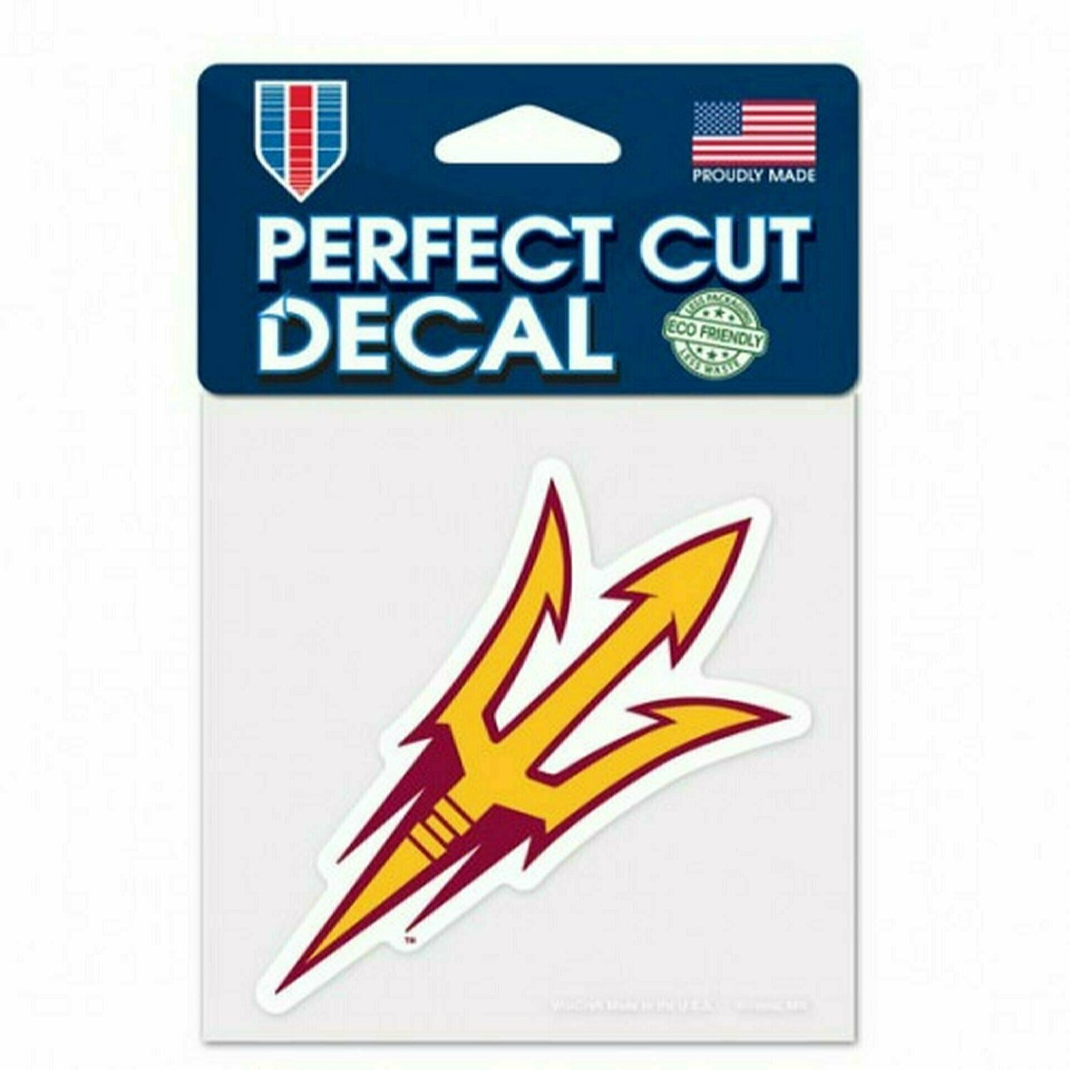 Arizona Sun Devils 4" x 4" Perfect Cut Color Decal