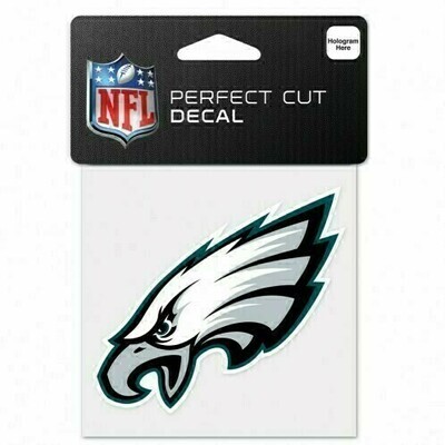 Philadelphia Eagles Logo 4" x 4" Perfect Cut Color Decal