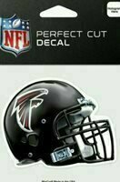 Atlanta Falcons Helmet 4" x 4" Perfect Cut Color Decal