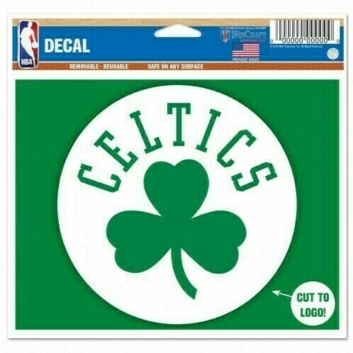 Boston Celtics 4.5" x 5.75" Multi-Use Decal Cut to Logo