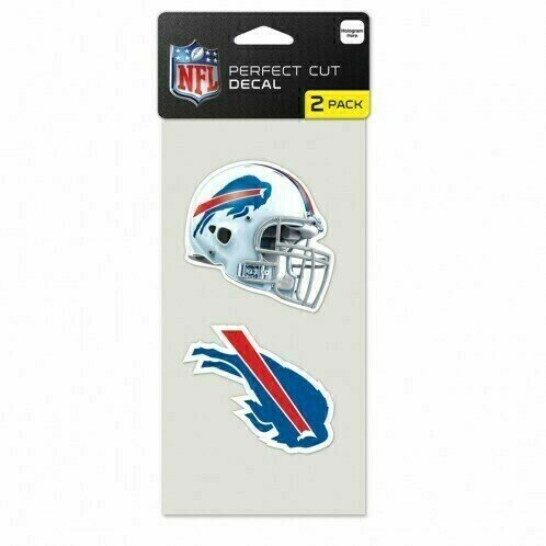 Buffalo Bills 4" x 8" Perfect Cut 2 Piece Decal