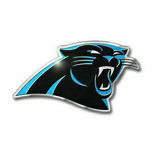 Carolina Panthers 3.25" x 3.25" Automotive Team Emblem