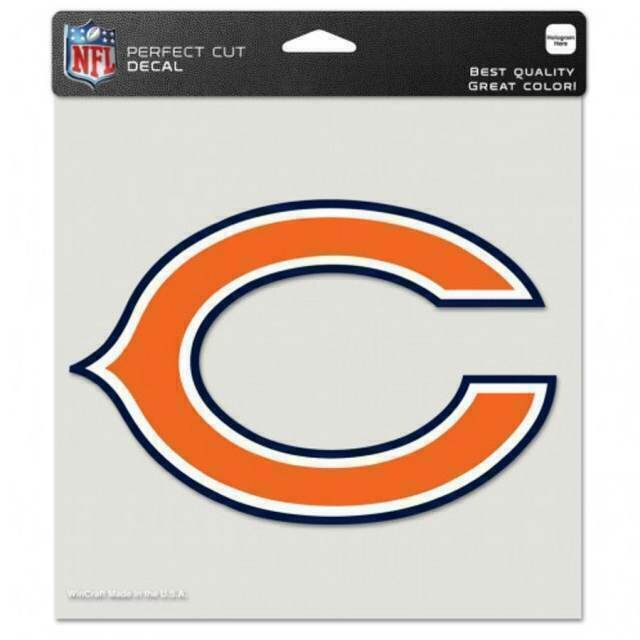 Chicago Bears Logo 8" x 8" Perfect Cut Color Decal