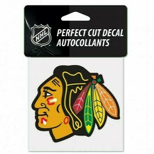 Chicago Blackhawks 4" x 4" Perfect Cut Color Decal