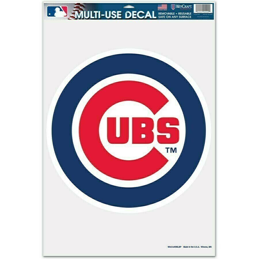Chicago Cubs 11" x 17" Ultra 1 Piece Decal