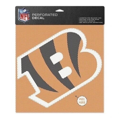 Cincinnati Bengals 17" x 17" Perforated Decal
