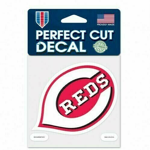 Cincinnati Reds 4" x 4" Perfect Cut Color Decal