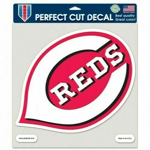 Cincinnati Reds 8" x 8" Perfect Cut Color Decal