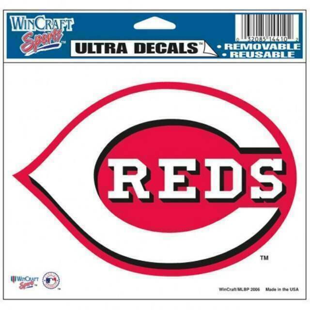Cincinnati Reds 4.5" x 5.75" Ultra Decal