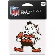 Cleveland Browns Legacy 4 Cleveland Browns Legacy 4" x 4" Perfect Cut Color Decal