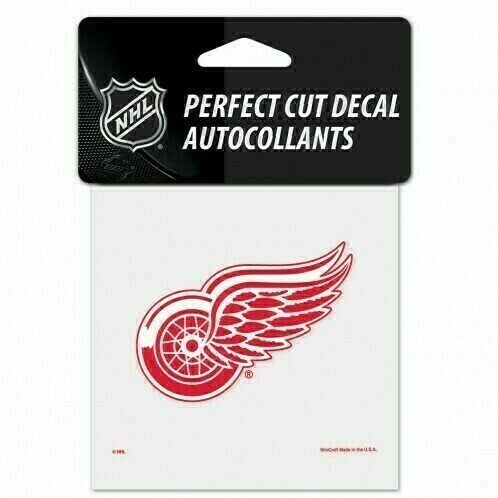 Detroit Red Wings Hockeytown 4" x 4" Perfect Cut Color Decal