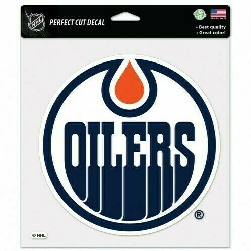 Edmonton Oilers 8" x 8" Perfect Cut Color Decal