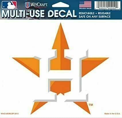 Houston Astros 4.5" x 5.75" Multi-Use Decal