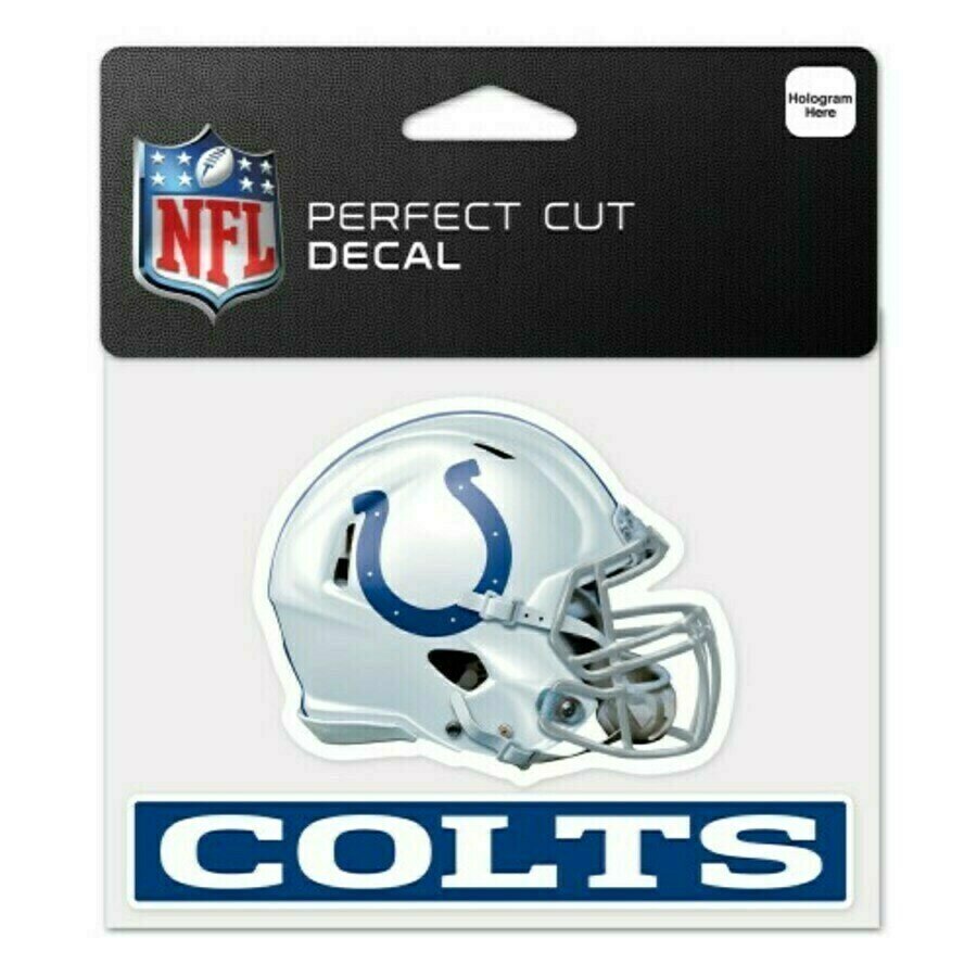 Indianapolis Colts 4" x 5" Perfect Cut Color Decal