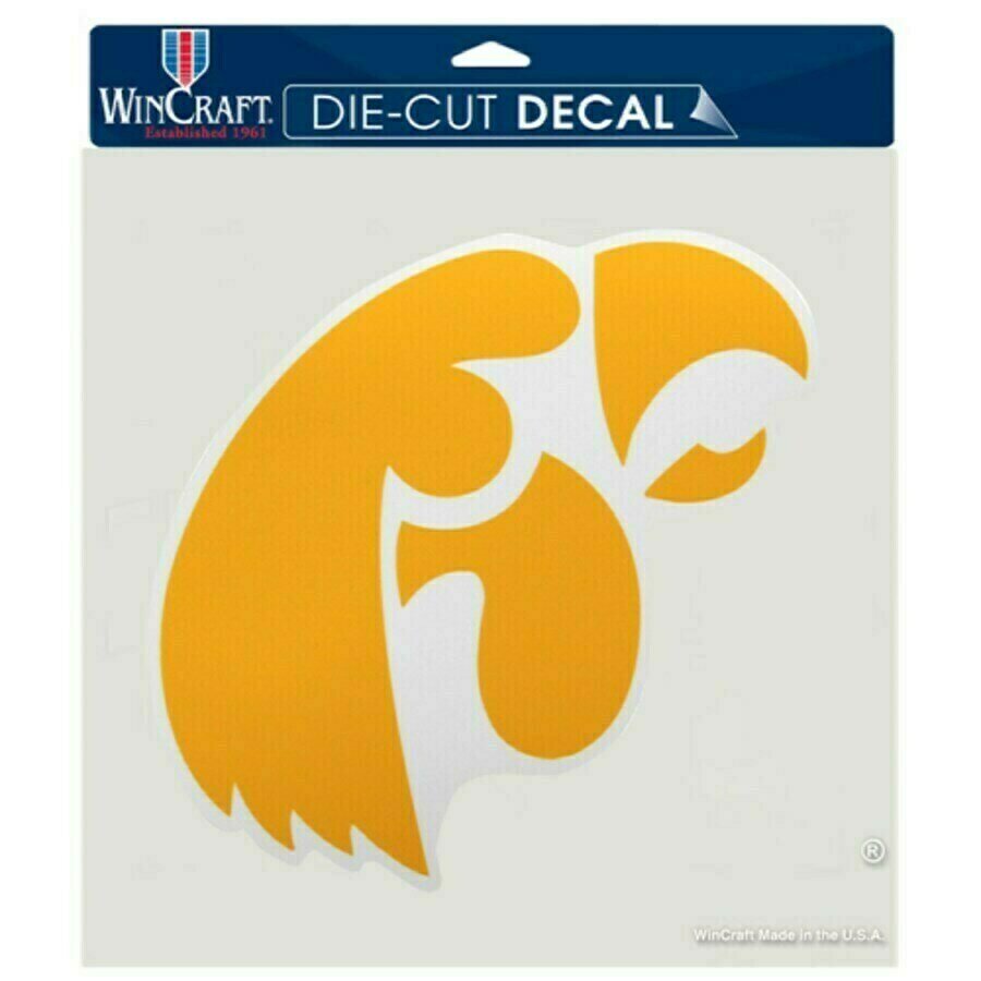 Iowa Hawkeyes 8" x 8" Perfect Cut Color Decal