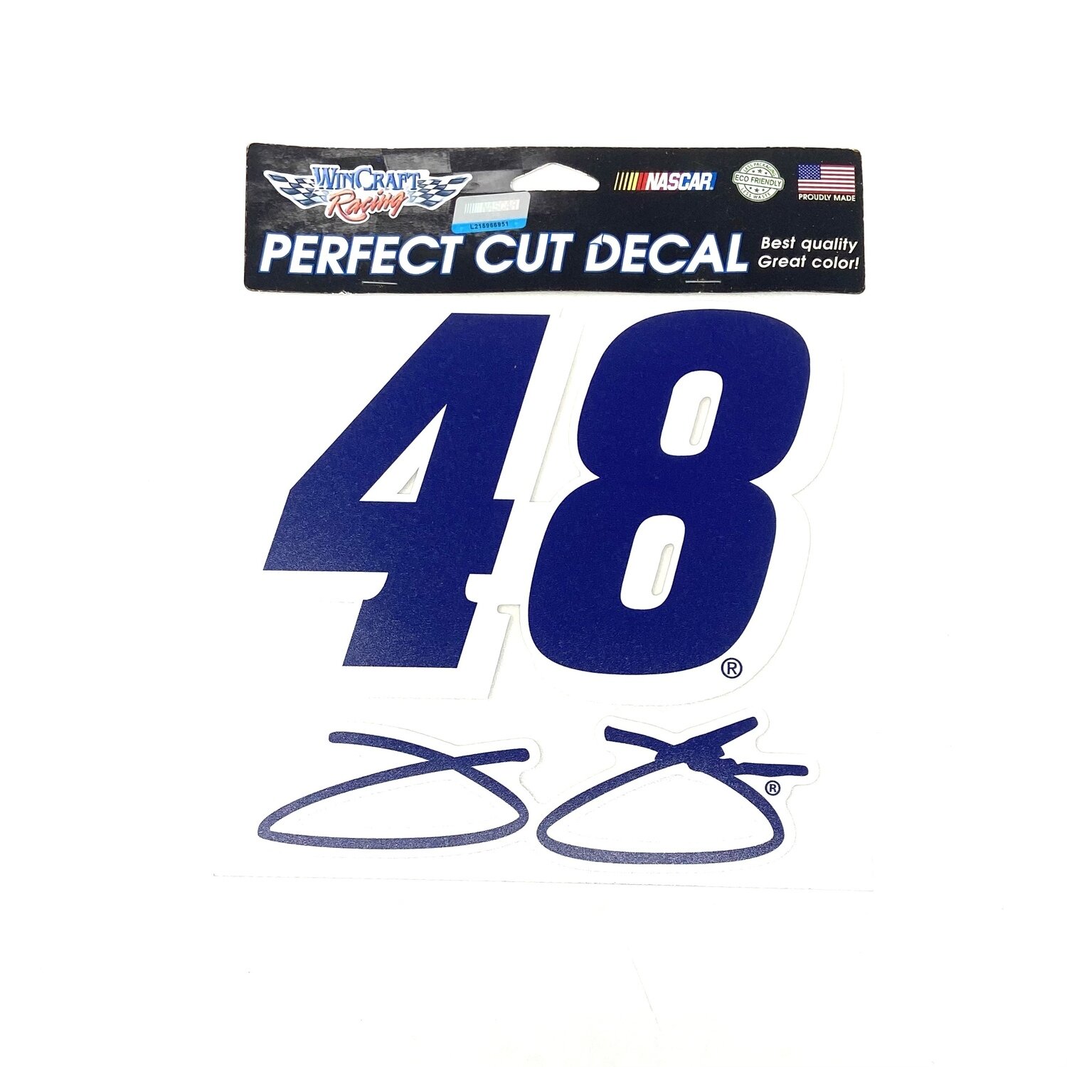Jimmie Johnson  8" x 8" Perfect Cut Color Decal