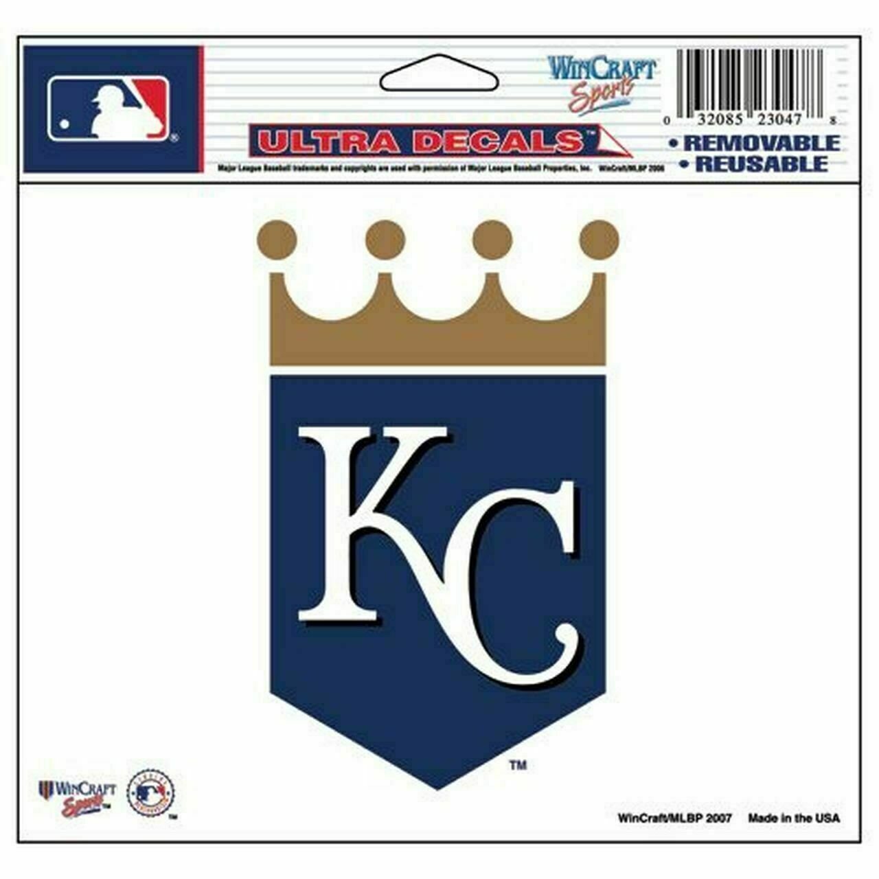 Kansas City Royals 4.5" x 5.75" Multi-Use Decal