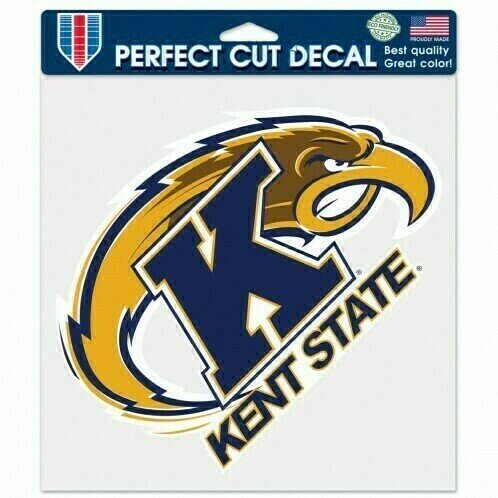 Kent State Golden Flashes 8" x 8" Perfect Cut Color Decal