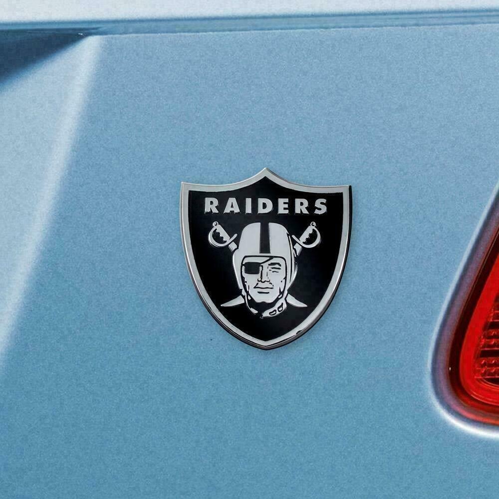 Las Vegas Raiders 3-D Metal Auto Emblem