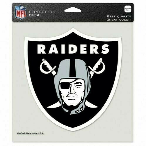 Las Vegas Raiders 8" x 8" Perfect Cut Color Decal