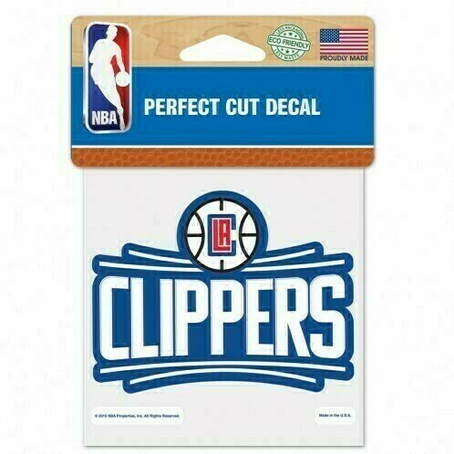Los Angeles Clippers 4" x 4" Perfect Cut Color Decal