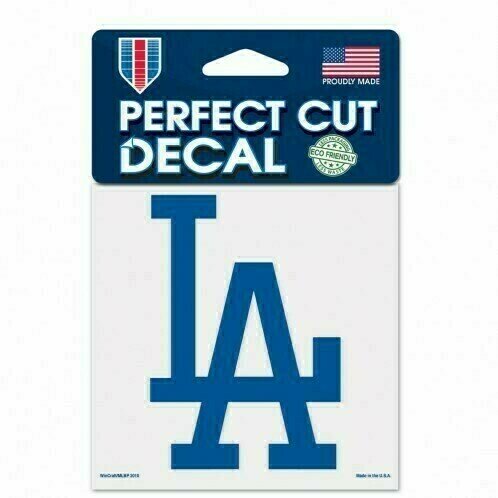 Los Angeles Dodgers 4" x 4" Perfect Cut Color Decal