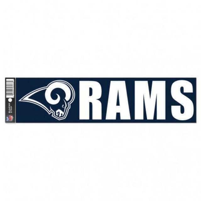 Los Angeles Rams 3" x 12" Bumper Sticker