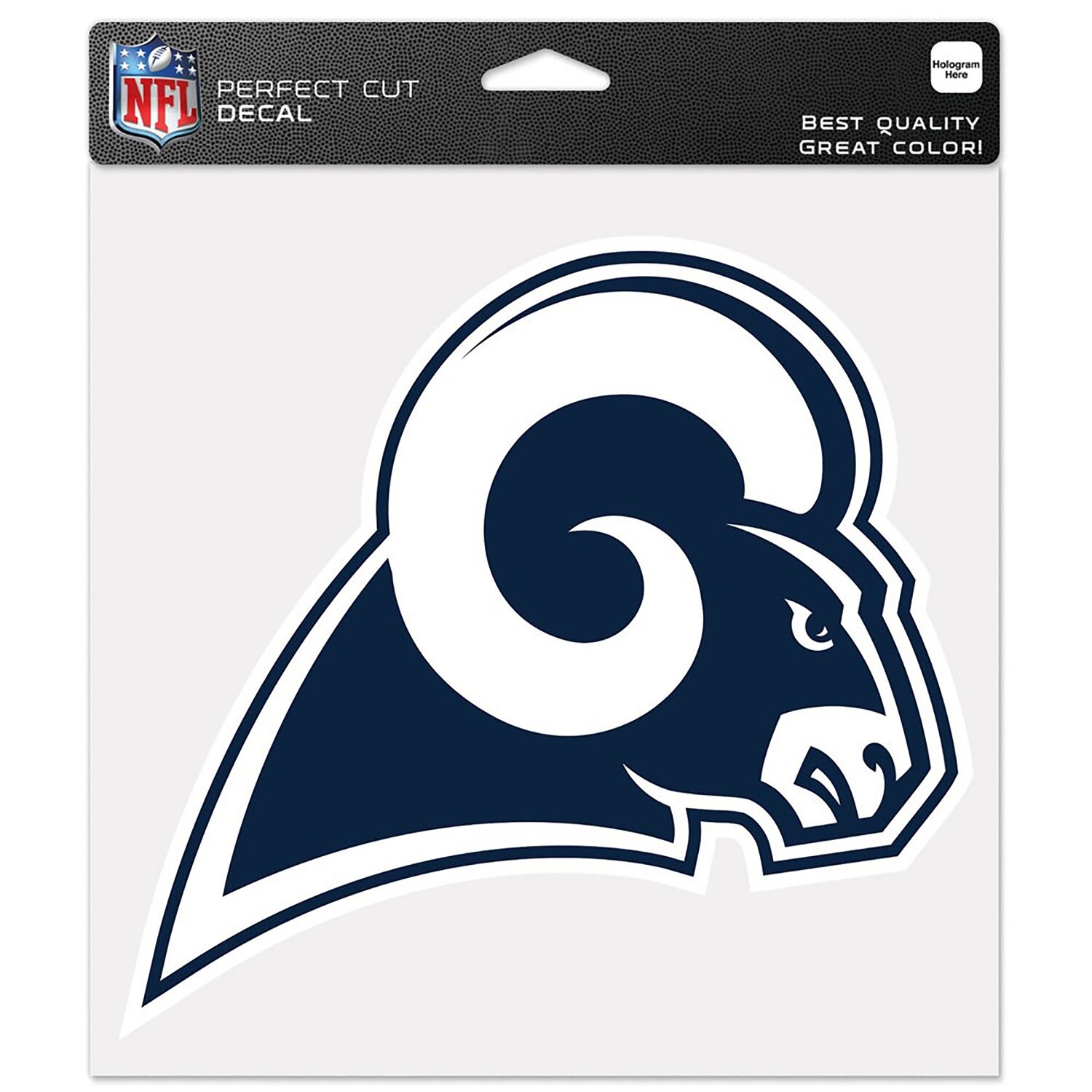 Los Angeles Rams Logo 8" x 8" Perfect Cut Color Decal