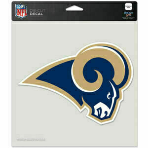 Los Angeles Rams Retro 8" x 8" Perfect Cut Color Decal