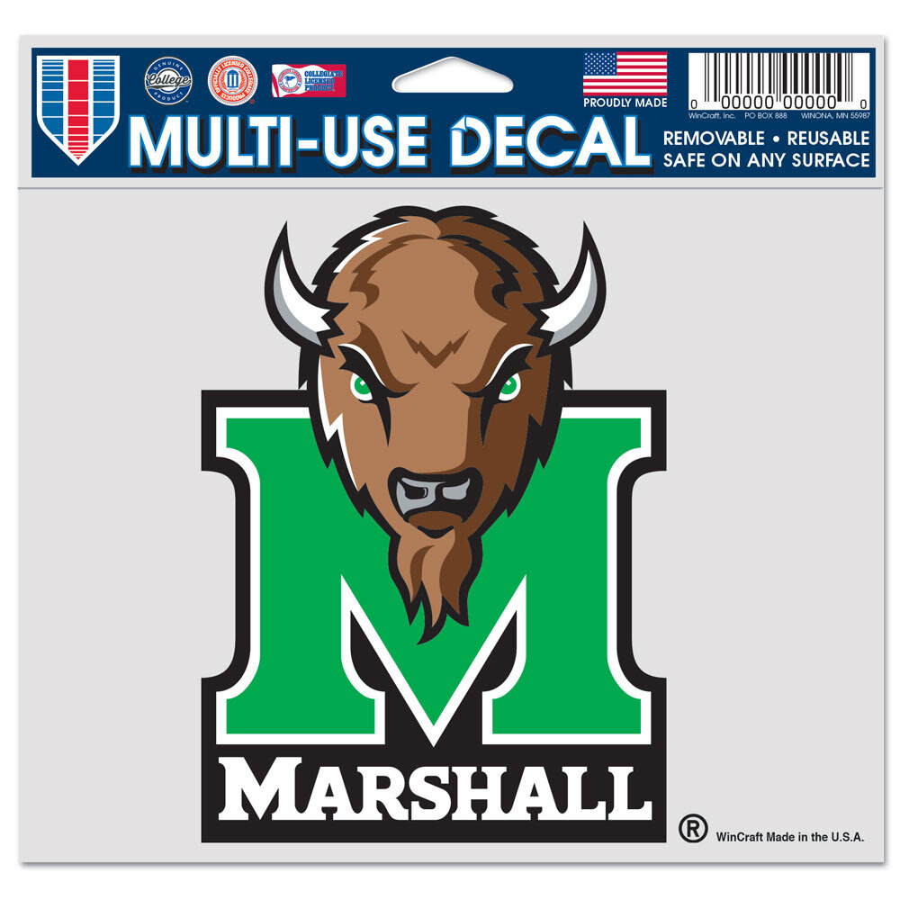 Marshall Thundering Herd 4.5" x 5.75" Multi-Use Decal