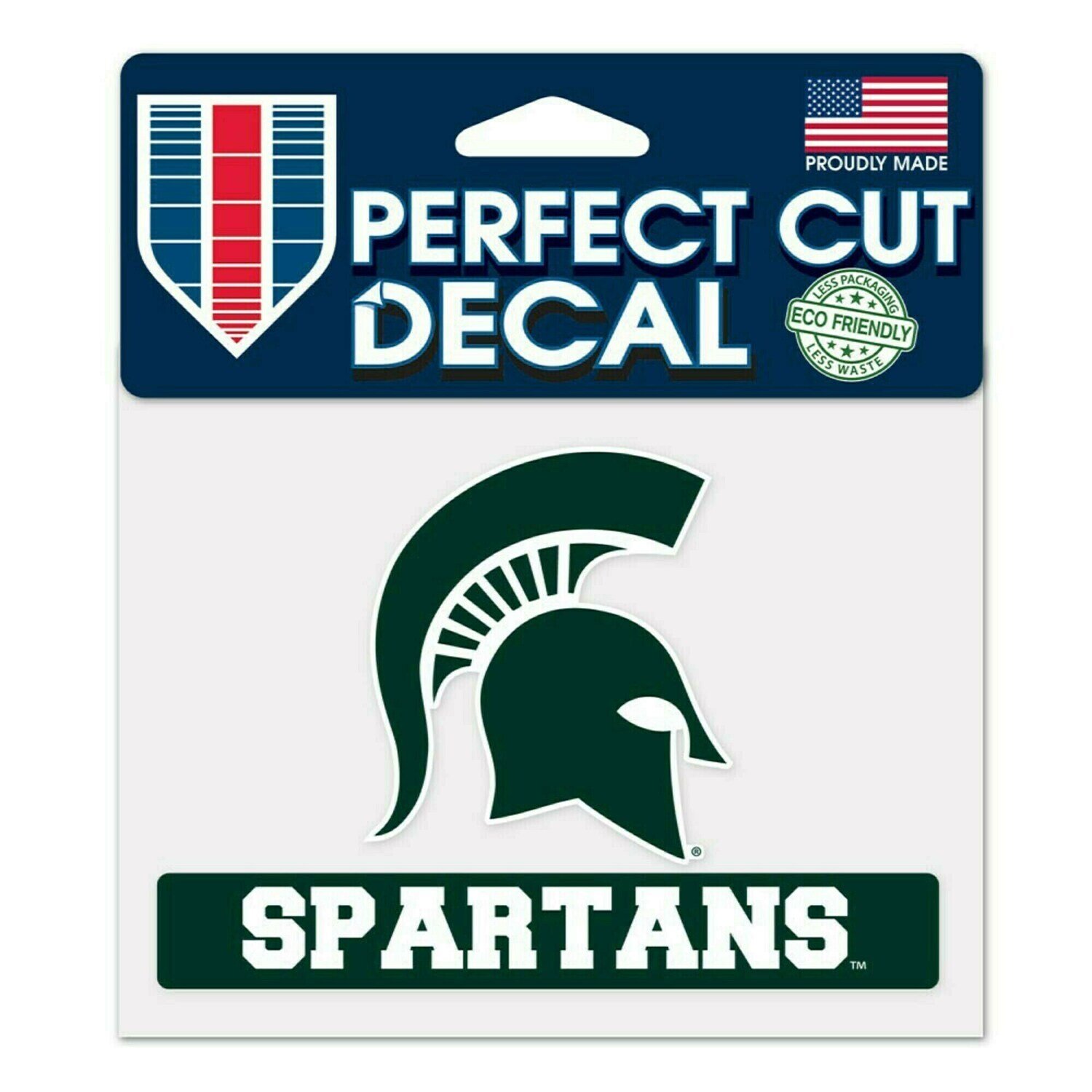 Michigan State Spartans 4" x 5" Perfect Cut Color Decal