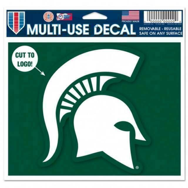 Michigan State Spartans 4.5" x 5.75" Multi-Use Decal Cut to Logo