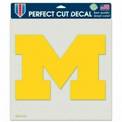 Michigan Wolverines 8" x 8" Perfect Cut Color Decal