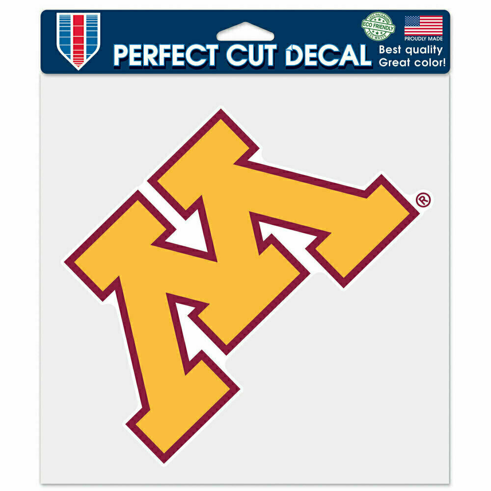 Minnesota Golden Gophers 8" x 8" Perfect Cut Color Decal